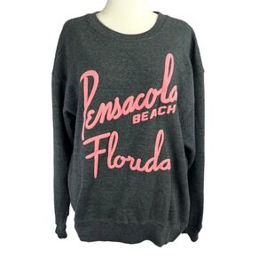 Pacific & Co Sweatshirt Pullover XL Pensacola Beach Florida Retro Coastal Travel